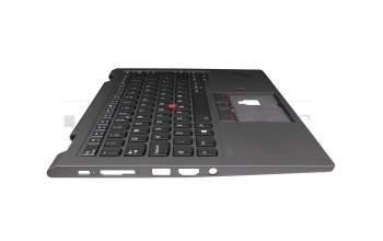 SN20W73785 teclado incl. topcase original Lenovo UK (Inglés) negro/canaso con retroiluminacion y mouse stick