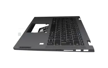 SN20W85253 teclado incl. topcase original Lenovo DE (alemán) gris/canaso con retroiluminacion