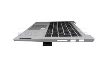 SN20W85253 teclado incl. topcase original Lenovo DE (alemán) gris/canaso con retroiluminacion