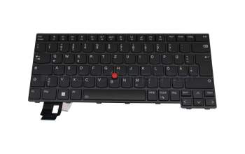 SN21D67833AA teclado original Lenovo DE (alemán) negro/negro con retroiluminacion y mouse-stick
