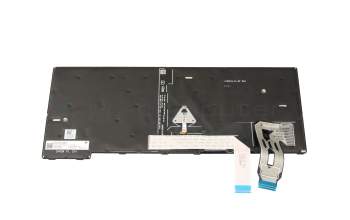 SN21M38525 teclado original Lenovo DE (alemán) negro/negro con retroiluminacion y mouse-stick