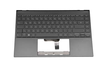 SN3591BL teclado incl. topcase original LiteOn DE (alemán) gris/negro