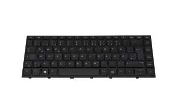 SP5CD907BBKD teclado original HP DE (alemán) negro/negro/mate sin teclado numérico