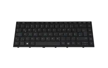 SP5CD907BBKD teclado original HP DE (alemán) negro/negro/mate sin teclado numérico