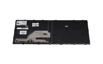 SP5CD907BBKD teclado original HP DE (alemán) negro/negro/mate sin teclado numérico