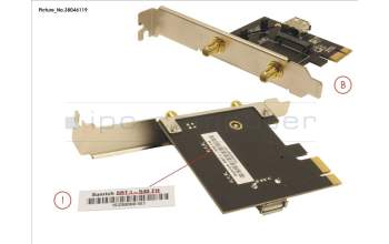 Fujitsu SRT:I-540-FH PCI-E M.2 BOARD (W. FH BRACKET)