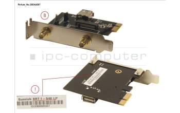 Fujitsu PCI-E M.2 BOARD (W. LP BRACKET) para Fujitsu Esprimo D757