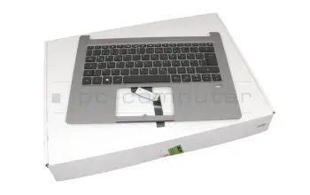 SV03P_A70BWL teclado incl. topcase original Acer DE (alemán) negro/canaso con retroiluminacion