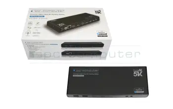 Schenker XMG Neo 15-E21 (GM5ZGxW) Dual 4K Hybrid-USB estacion de acoplamiento incl. 100W cargador de IPC-Computer