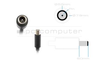 Segway Ninebot KickScooter E22D original cargador 70 vatios redondeado