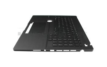 T037A1 Teclado incl. topcase DE (alemán) negro/negro con retroiluminacion (ASUS Dial)