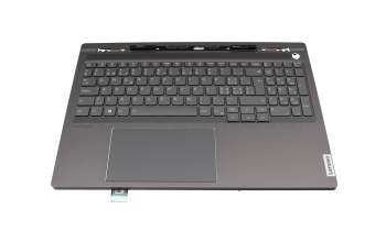 T087L2 Teclado incl. topcase CH (suiza) gris/canaso con retroiluminacion