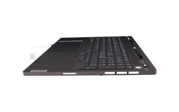 T087L2 Teclado incl. topcase CH (suiza) gris/canaso con retroiluminacion