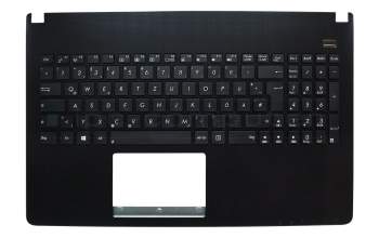 T0X501 Teclado incl. topcase DE (alemán) negro/negro