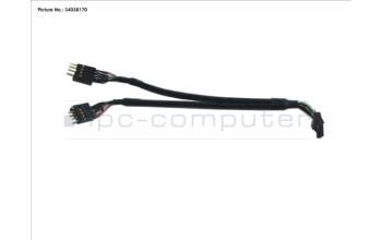 Fujitsu CABLE Y USB INT 10PIN para Fujitsu Celsius M7010