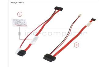 Fujitsu CABLE ODD SATA SL+DAT para Fujitsu Esprimo Q958