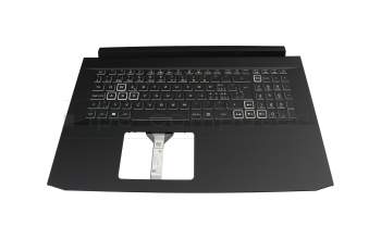 T35175 Teclado incl. topcase CH (suiza) negro/negro con retroiluminacion