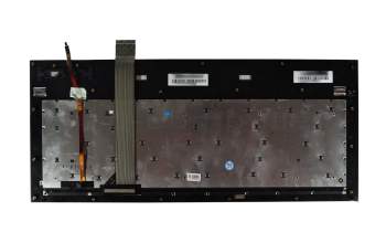 TAFG74 Teclado FR (francés) color negro/chiclet negro con retroiluminación