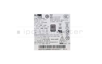 TFX380 original Lenovo fuente de alimentación del Ordenador de sobremesa 380 vatios SFF factor de forma pequeño, 150x82x70 mm