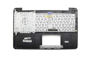 Teclado (DE) incl. estuche superior (plateado) para Asus VivoBook F555UA