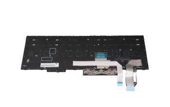Teclado CH (suiza) color negro/chiclet negro con mouse-stick original para Lenovo ThinkPad E585 (20KV)