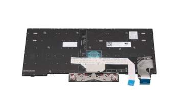 Teclado CH (suiza) color negro/chiclet negro con retroiluminación y mouse-stick original para Lenovo ThinkPad L13 Yoga (20R5/20R6)