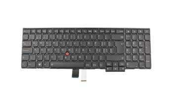 Teclado CH (suiza) color negro/chiclet negro con retroiluminación y mouse-stick original para Lenovo ThinkPad W541 (20EF/20EG)