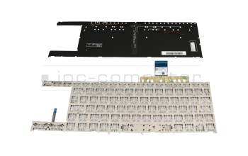 Teclado DE (alemán) antracita con retroiluminación original para Asus ZenBook Duo UX481FA
