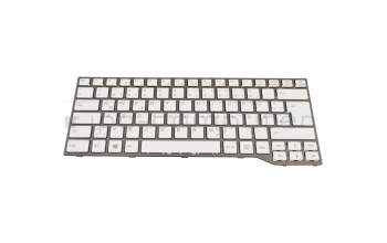 Teclado DE (alemán) color blanco/chiclet canosa original para Fujitsu LifeBook E733
