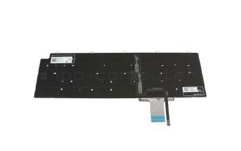 Teclado DE (alemán) color gris/chiclet negro con retroiluminación original para Dell Precision 17 (7750)
