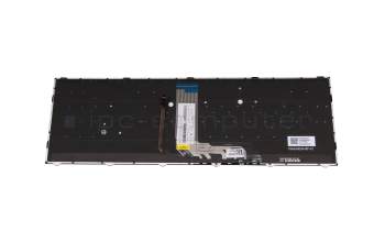 Teclado DE (alemán) color negro/blanco/chiclet negro/mate con retroiluminación original para Clevo NP70R (DDR4)