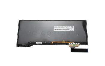 Teclado DE (alemán) color negro/chiclet canosa con retroiluminación original para Fujitsu LifeBook E736