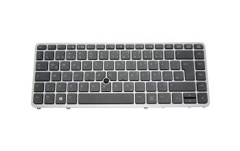 Teclado DE (alemán) color negro/chiclet canosa con retroiluminación y mouse-stick original para HP EliteBook 850 G2