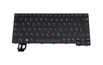 Teclado DE (alemán) color negro/chiclet negro con mouse-stick original para Lenovo ThinkPad L14 Gen4 (21H5/21H6)