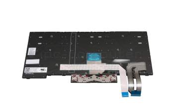 Teclado DE (alemán) color negro/chiclet negro con mouse-stick original para Lenovo ThinkPad P14s Gen 2 (20VX/20VY)