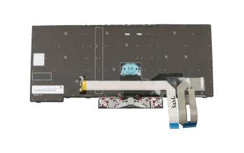 Teclado DE (alemán) color negro/chiclet negro con mouse-stick original para Lenovo ThinkPad T490 (20Q9/20QH)