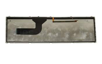 Teclado DE (alemán) color negro/chiclet negro con retroiluminación original para Asus ROG G60VX