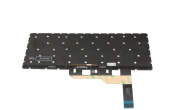 Teclado DE (alemán) color negro/chiclet negro con retroiluminación original para MSI Stealth 15 A13VF/A13VE (MS-16V6)