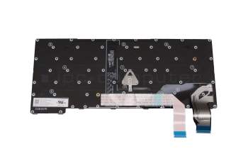 Teclado DE (alemán) color negro/chiclet negro con retroiluminación y mouse-stick original para Lenovo ThinkPad L13 Yoga Gen 4 (21FJ/21FK)