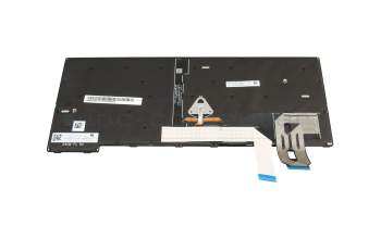 Teclado DE (alemán) color negro/chiclet negro con retroiluminación y mouse-stick original para Lenovo ThinkPad P14s Gen 6 (21RV)