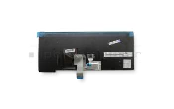 Teclado DE (alemán) color negro/chiclet negro/mate con mouse-stick original para Lenovo ThinkPad L470 (20JU/20JV)