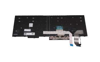 Teclado DE (alemán) color negro/chiclet negro/mate con mouse-stick original para Lenovo ThinkPad P15s (20T4/20T5)