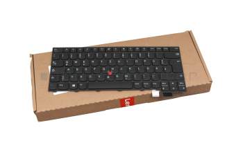 Teclado DE (alemán) color negro/chiclet negro/mate con mouse-stick original para Lenovo ThinkPad T470s (20HF/20HG/20JS/20JT)