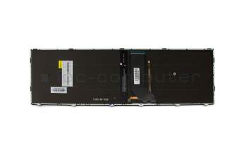 Teclado DE (alemán) color negro/chiclet negro/mate con retroiluminación (N75) original para One Business Advanced IO05 (65016) (N871EZ)