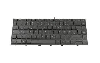 Teclado DE (alemán) color negro/chiclet negro/mate con retroiluminación sin teclado numérico original para HP mt21 Mobile Thin Client