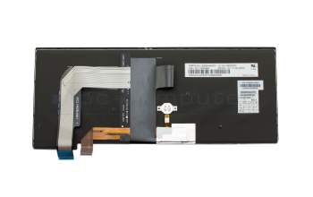 Teclado DE (alemán) color negro/chiclet negro/mate con retroiluminación y mouse-stick original para Lenovo ThinkPad 13 (20GJ)