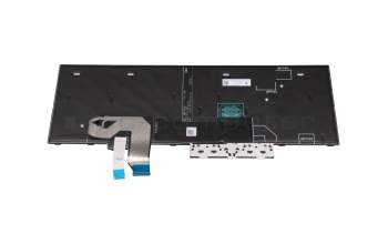 Teclado DE (alemán) color negro/chiclet negro/mate con retroiluminación y mouse-stick original para Lenovo ThinkPad T15g Gen 2 (20YS/20YT)