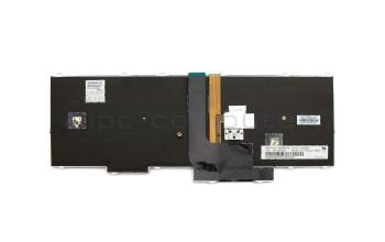 Teclado DE (alemán) color negro/chiclet negro/mate con retroiluminación y mouse-stick para Lenovo P50 (20EN)