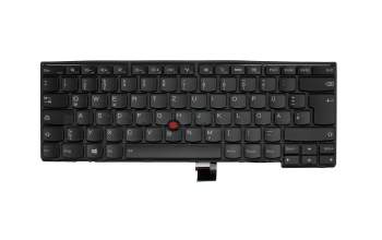 Teclado DE (alemán) color negro/chiclet negro/mate con retroiluminación y mouse-stick para Lenovo ThinkPad T450 (20BV/20BU/20DJ)