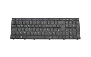 Teclado DE (alemán) color negro/chiclet negro/mate original para Exone go Business S 1530 (W955LU)